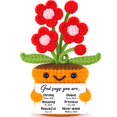 thumbnail image 1 of Planta Artificial Agantree Arte Hecha a Mano con Flores Cristianas de Crochet, 1 of 7