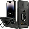 thumbnail image 4 of Premium Durable iPhone Case with Integrated Metal Stand & Card Slot - Advanced Shockproof Protection for iPhone 15 Pro Max, 14 Pro Max, 13 Pro Max, 12 Pro Max, 11 Pro Max, 4 of 5