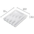 thumbnail image 3 of Sterilite 6 Compartment Cutlery Tray, Plastic Utensil and Drawer Organizer, 6 Count, 3 of 7