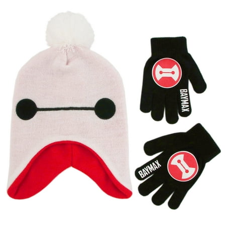 Disney Big Hero 6 Hat and Gloves Cold Weather Set, Little Boys, Age 4-7