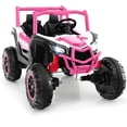 thumbnail image 1 of Gymax 24V Kids Ride on UTV w/ 4 x 100W Powerful Engine Remote Control High/Low Speed Pink, 1 of 7