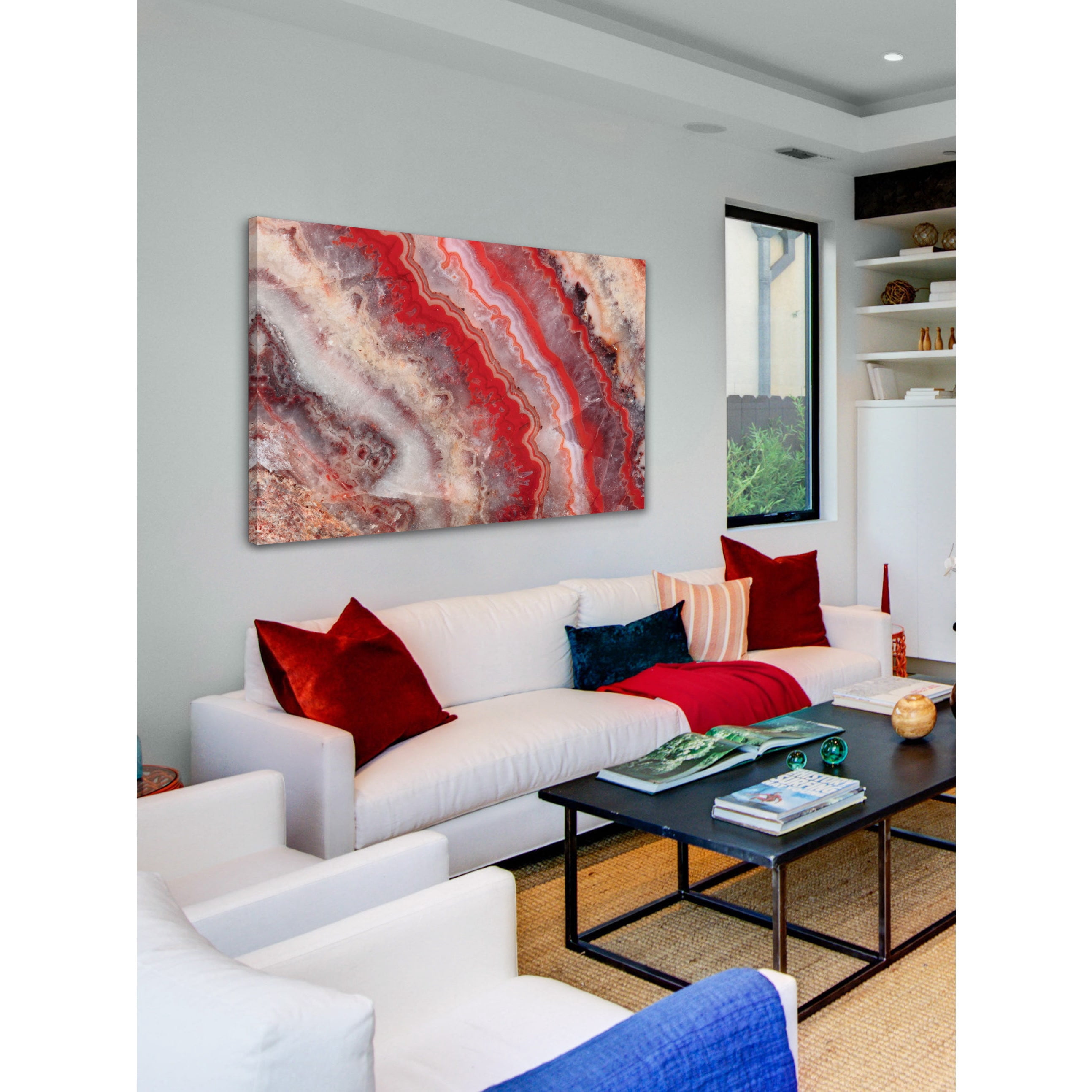 Marmont Hill "Red Rhodochrosite" Painting Print on Wrapped Canvas