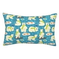 thumbnail image 1 of Fotbe Cute Polar Bear Fishing Funda de Almohada Decorativa Estilo Occidental, Lujo en Algodón, Fundas para Almohadas King, Cojín Estampado para Decoración del Hogar-16"x24", 1 of 6