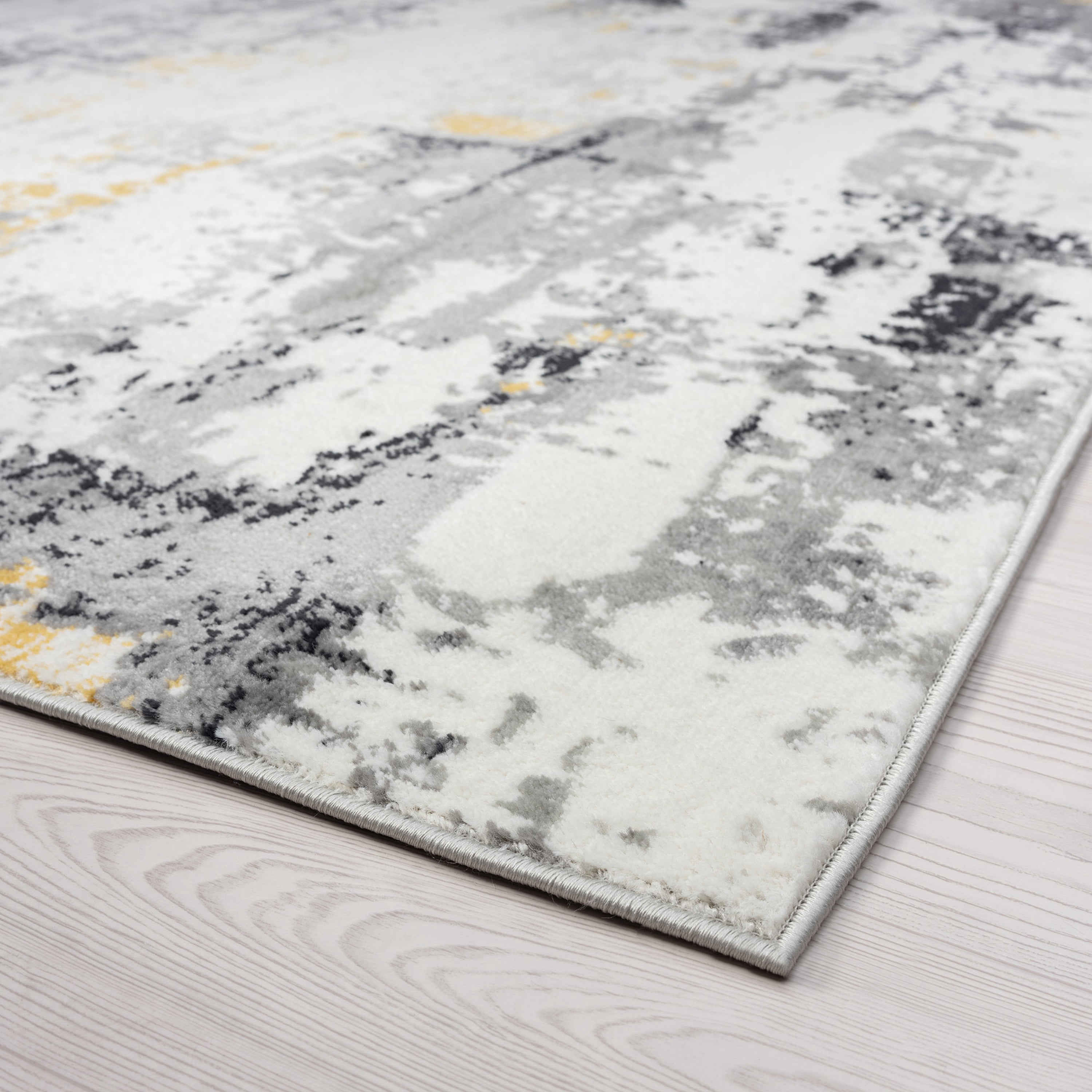 8x10 Modern Yellow Large Area Rugs for Living Room | Bedroom Rug | Dining Room Rug | Indoor Entry or Entryway Rug | Kitchen Rug | Alfombras para Salas 7'11'' x 10'3''