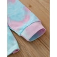 thumbnail image 5 of Luiryar Cool Kids Tie Die Pants Set, Multi Color Long Sleeve Tops Pants, 5 of 9