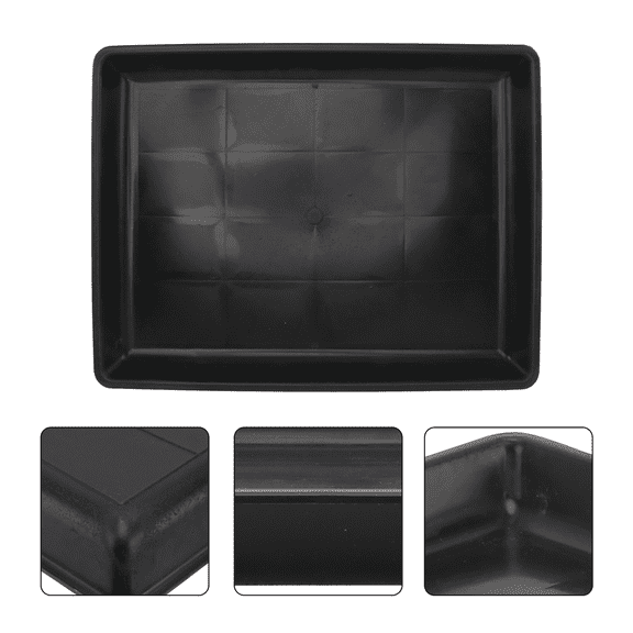 COMPUKAS 1Pcs Easy to pet Cage Base Tray for Pet Care Black Plastic