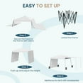 thumbnail image 6 of Erommy 10'x10'  Pop up Canopy Tent with 2 Convertible Sidewalls, Easy up Canopy for Beach,Camping,White, 6 of 7