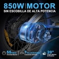 thumbnail image 2 of Bicicleta Eléctrica Honey Whale K6 Pro Blanco, 2 of 4