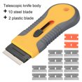 thumbnail image 4 of Glass & Ceramic Hob Scraper Knife Cleaner & 12 Pcs Spare Replacement Cleaning Tool For Scraping Labels, Decals, Stickers, Caulk, Paint From Glass, Stovetop, Subfloor, 4 of 5