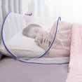 GEWUSH Free Installation Foldable Of Bed Mosquito Net Encryption Anti