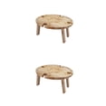 thumbnail image 2 of Greeniant Soporte plegable de para copas de vino, artesanía segura y exquisita para amantes del vino, para exteriores, escritorio Redondo 2piezas, 2 of 6