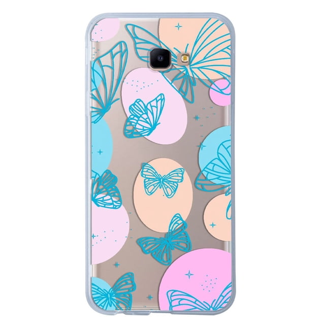 Funda para Galaxy J4 Plus Mariposas con Manchas Uso Rudo, InstaCase Protector para Galaxy J4 Plus Antigolpes, Case Mariposas con Manchas