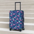 thumbnail image 3 of Wukai Plants And Flamingos Elastic Luggage Cover: Personalized Protection for Your Suitcase - Fits 19~29-inch, Washable & Durable Travel Companion-Medium, 3 of 8
