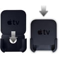 thumbnail image 4 of Apple TV mount, wall mount compatible with Apple TV 4th generation and 4K with silicone protective case for Siri remote, 4 of 5