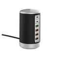 thumbnail image 1 of Multi Port USB Charger Hub QC3.0 65W USB Fast Charger Multi 6 Port Type C PD Charger Mobile Phone Charging Dock Station ,Multi-Device Charger, 1 of 6