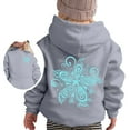 thumbnail image 1 of PMVFHDE Liquidation Sweat à Col Rond pour Filles Mode Décontractée Imprimé à Manches Longues Gris,150, 1 of 7