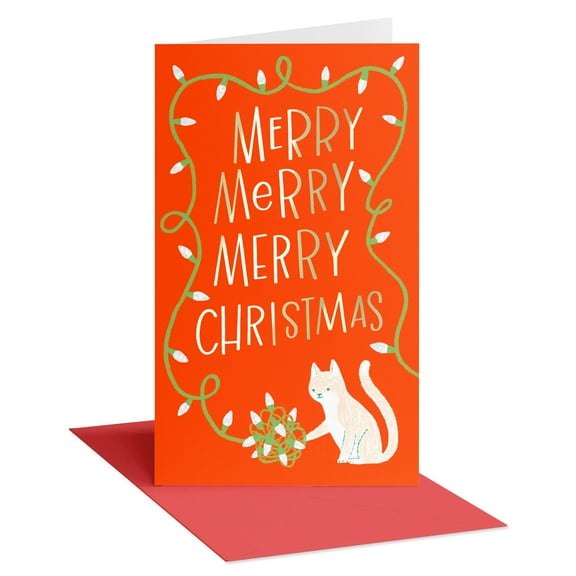 American Greetings Christmas Money/Gift Card Holder for Anyone (Happier than a Cat)