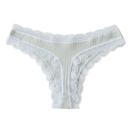 

GWAABD High Rise Panties for Women T Back Seamless Panties Thong Lace Sports Fitness Ultra Thin Cotton Crotch Women T Pants