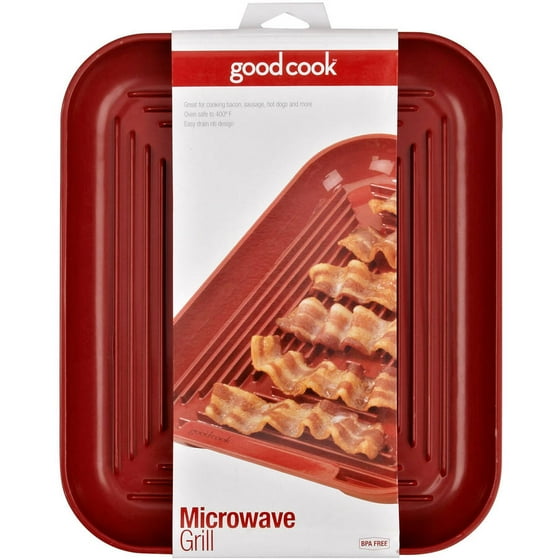 Good Cook Microwave Bacon and Meat Grill Plate