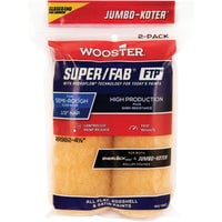 Wooster Brush 1015311 0.5 x 3 in. Super & Fab Jumbo Paint Roller Cover, Pack of 2