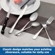 thumbnail image 4 of Juego de cuchillos para carne WISKEMA 8 piezas de acero inoxidable con alto contenido de carbono, 4 of 7