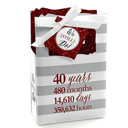 We Still Do 40th Wedding Anniversary Party  Favor  Boxes 