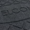 thumbnail image 4 of Mohawk Home Welcome Impressions Rib Outdoor Polyester Door Mat, Smoke, 2' X 4', 4 of 8