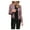 Purple, variant on JINMGG Womens Coats Clearance, Winter Coats for Women Women Ladies Lapel Motor Jacket Coat Zip Biker Short Punk Cropped Tops