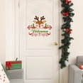 thumbnail image 4 of Fiudx Pegatina de Reno Navideño para Puerta, Mensaje Festivo de Bienvenida, Autoadhesiva de Pvc, Fácil Instalación, Decoración Multiusos, para Salón, Oficina, Alegría Navideña, 25 X 30 Cm., 4 of 5