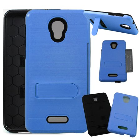 Alcatel One Touch Allura/Fierce 4 / Pop 4 Plus Case, SOGA [Sleek Card Series] Credit Card ID Holder Protective Kickstand Phone Case for Alcatel One Touch Allura Fierce 4 Pop 4 Plus - (Best One Tire Service Credit Card)