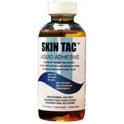 Skin Tac H Liquid Adhesive, 4 ounce Bottle, Clear, Latex-free, 1 Count