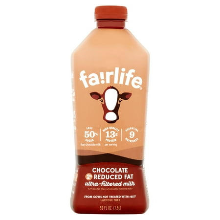 Fairlife 2% Chocolate Reduced Fat Ultra-Filtered Milk, 52 fl oz ...