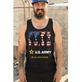thumbnail image 4 of US Army Be All You Can Be Tank Top American Flag Military Veteran DD 214 Patriotic Armed Forces Licensed Men's Top, 4 of 7