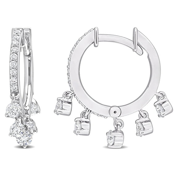 Everly Women's Diamond 14k White Gold Earrings