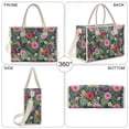 thumbnail image 3 of ZUXONGSY Hibiscus Monstera Print PVC Tote Bag for Women Clear, Large Lightweight Shoulder Hobo, Waterproof Tote with Adjustable Straps, Oversize Purse for Travel Beach, 3 of 7