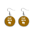 thumbnail image 1 of Balloon Childhood Ear Dangle Silver Drop Earring Jewelry Woman, 1 of 3