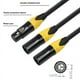 thumbnail image 4 of Cable Divisor XLR, 3 XLR Hembra una Doble XLR Macho Cable de Audio Cable y Cable Divisor de MicróFono Equilibrado Adaptador de Audio, 4 of 7