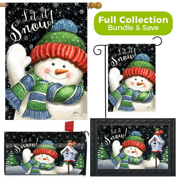 Briarwood Lane Snow Time Snowman Winter Design Collection