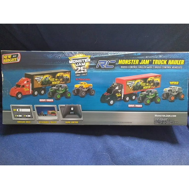 New Bright R/C RC Monster Jam Truck Hauler Radio Control Hauler