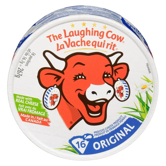 The Laughing Cow, Original, Spreadable Cheese 16P, 16 Portions, 267 g