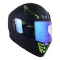 thumbnail image 3 of Casco Bkr Raven Negro Mate Mica Verde Abatible Svs negro M, 3 of 6