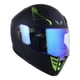 thumbnail image 3 of Casco Bkr Raven Negro Mate Mica Verde Abatible Svs negro M, 3 of 6
