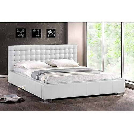 Baxton Studio Madison King Modern Platform Bed with Tufted Baxton Studio Madison King Modern Platform Bed with Tufted