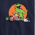thumbnail image 3 of Instant Message - Trex Motorcycle - Toddler & Youth Crewneck Fleece Sweatshirt, 3 of 6