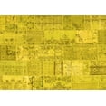 thumbnail image 1 of Ahgly Company Indoor Rectangle Patchwork Yellow Transitional Area Rugs, 5' x 7', 1 of 4