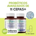 thumbnail image 2 of Suplemento Alimenticio Megabiotic 2 pack Probioticos 120 Billones 11 cepas Salud Digestiva 120 cápsulas MEGABIOTIC 2 Pack Probióticos, 2 of 8