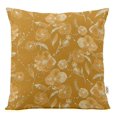 thumbnail image 1 of Vargottam Luxury, Printed Mustard Yellow CushionCovers,Decorative PillowCovers,SquareThrow Pillowcase -24x24Inches, 1 of 1
