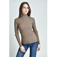thumbnail image 1 of Blusa tejida de cuello alto /Juvenil, 0247 (Beige) beige G, 1 of 4