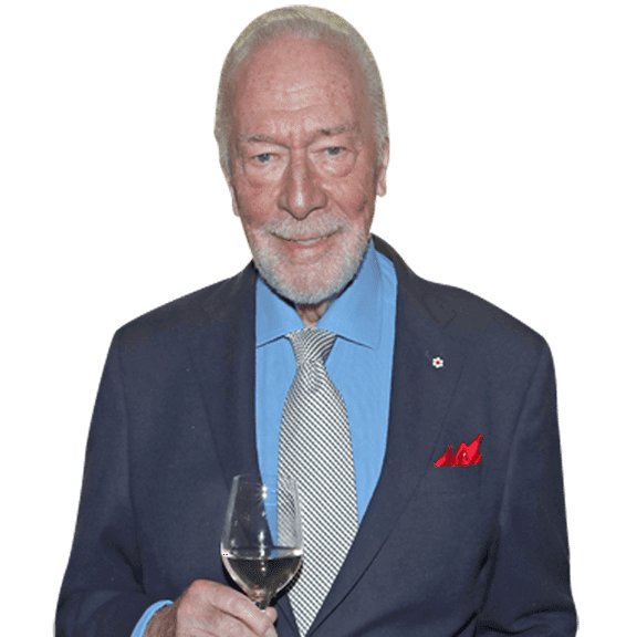 Christopher Plummer (Drink) Half Body Buddy Cutout