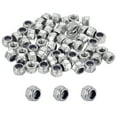 thumbnail image 1 of 50 Pcs Écrous de Verrouillage M4x0.7mm, Insert en Nylon Inoxydable 316 Autobloquant, 1 of 6